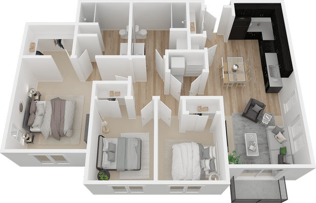 3X2 C1 218 floor plan